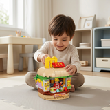 Kids Burger Shop Building Blocks Set 350 Pieces