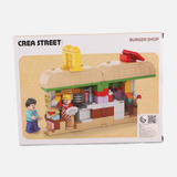 Kids Burger Shop Building Blocks Set 350 Pieces