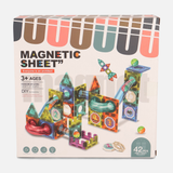 Kids Magnetic Blocks Marble Run Set 42 Pieces