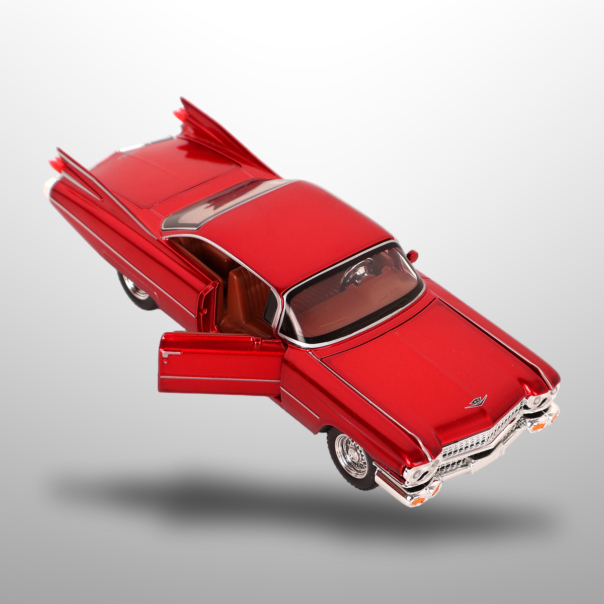 Cadillac Big Rocket Die-Cast Toy Car-Sound & Light  Openable Door