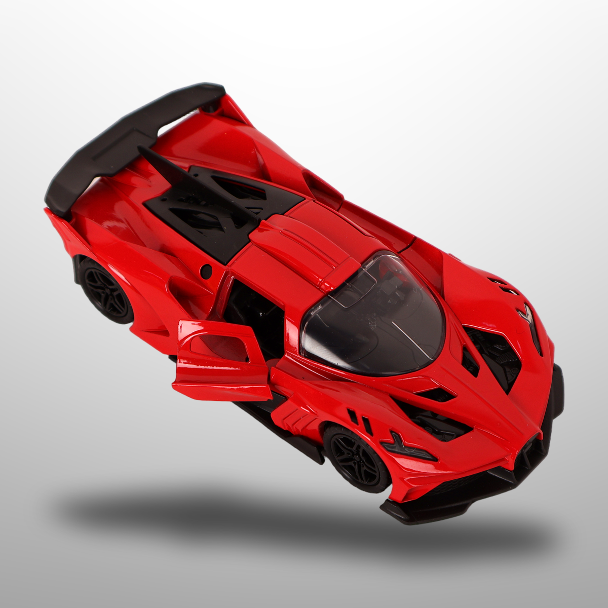 Bugatti Fire Meteor Die-Cast Toy Car-Open Door  Sound & Light