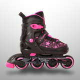 Kids Inline Skates Set With Helmet & Protective Gear