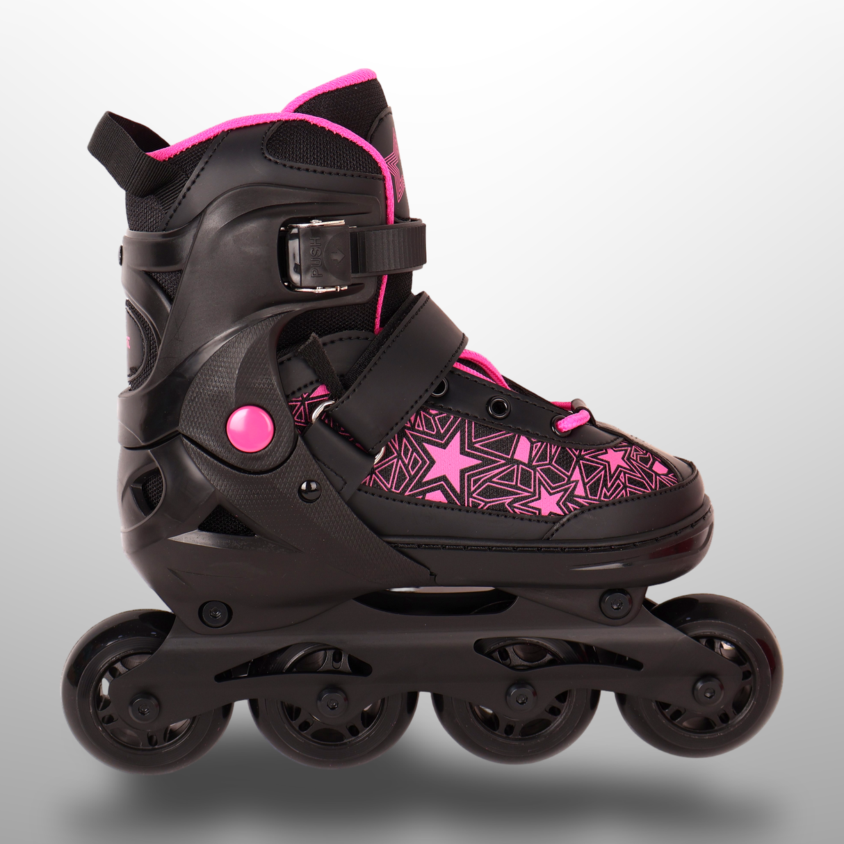 Kids Inline Skates Set With Helmet & Protective Gear