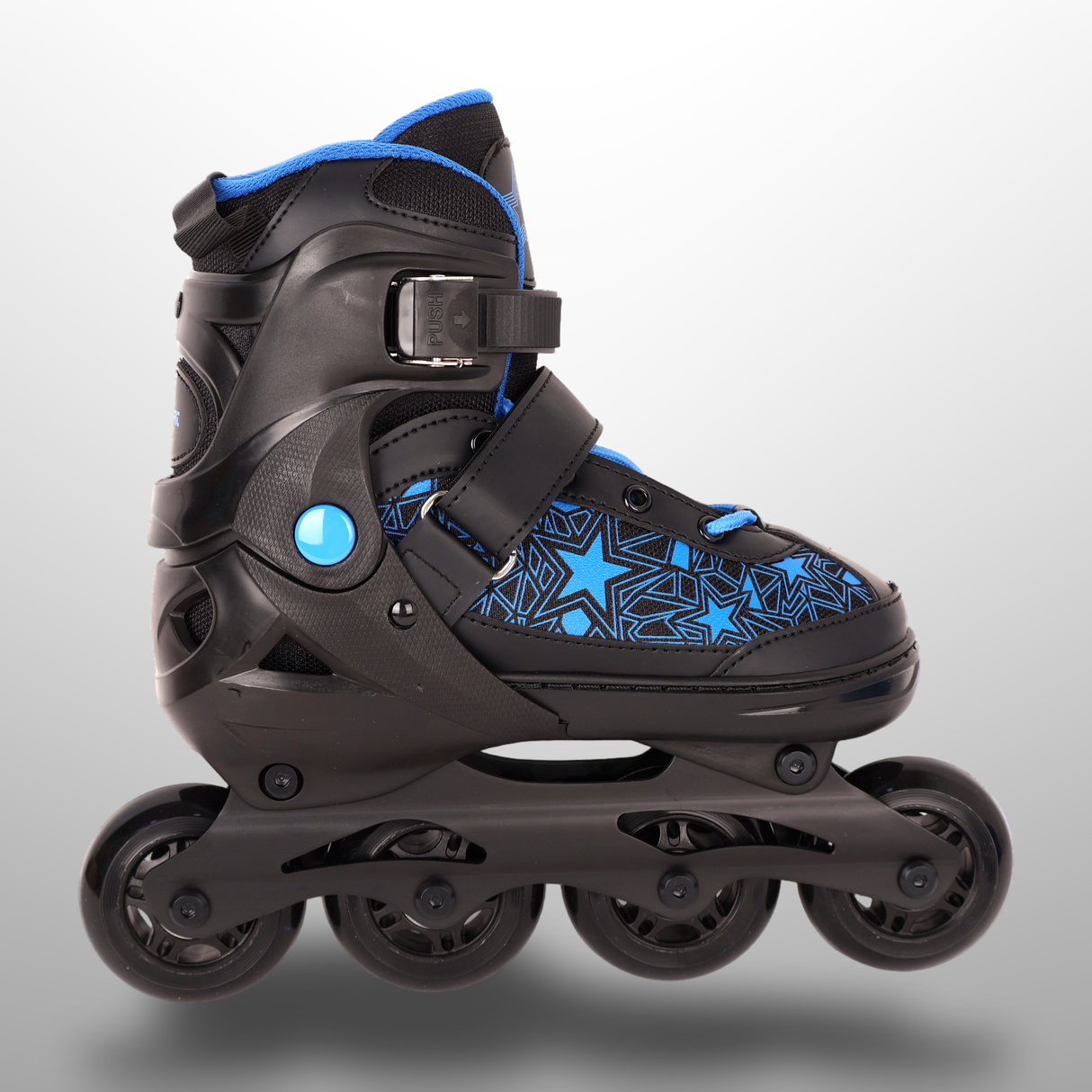Kids Inline Skates Set With Helmet & Protective Gear
