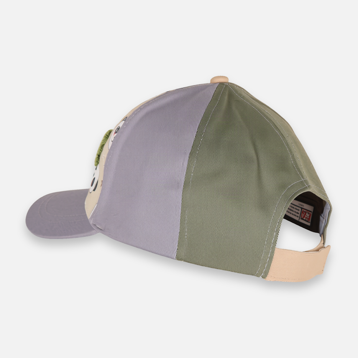Boys Panda Print 5-Panel Cap