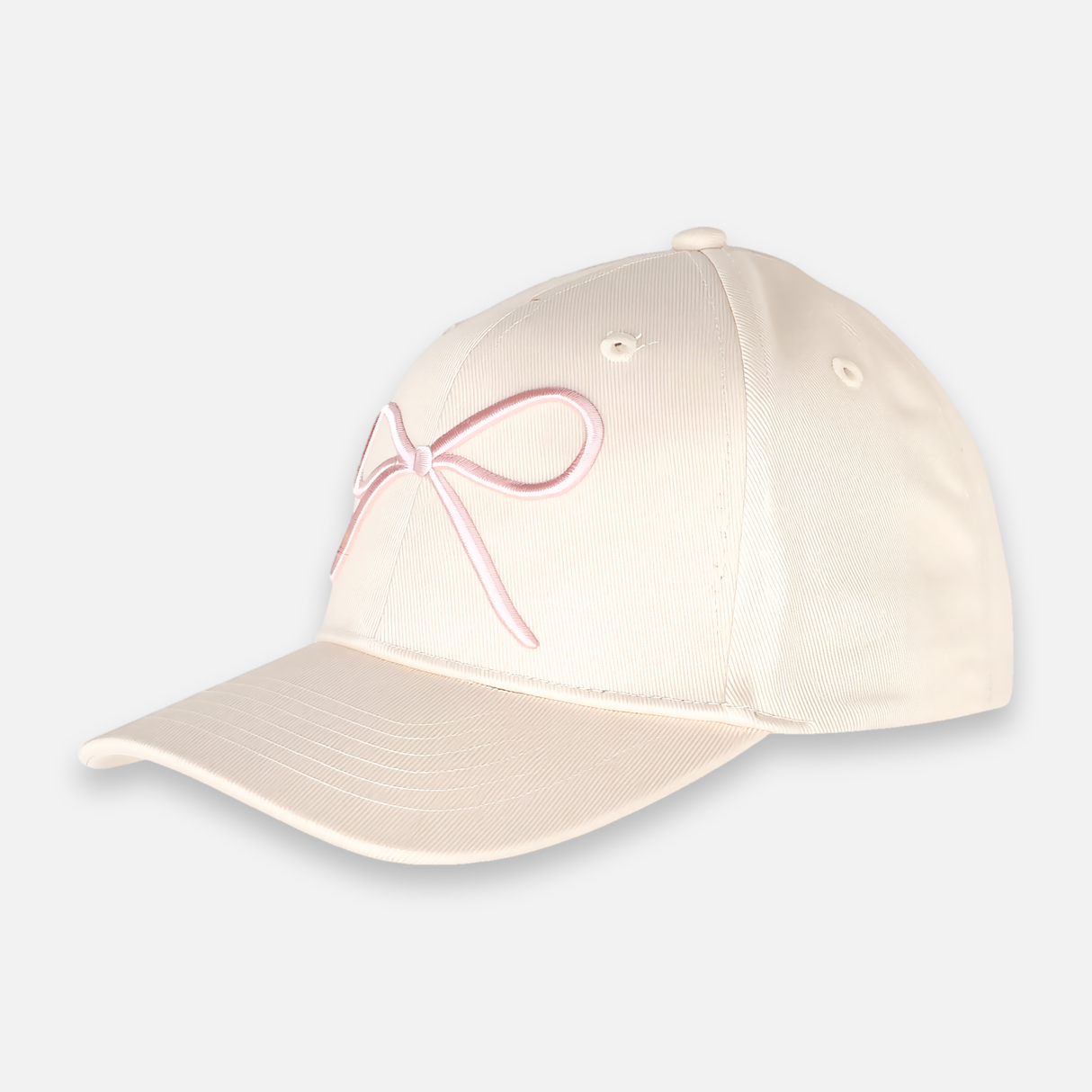Girls 3D Embroidered Cotton Twill Cap