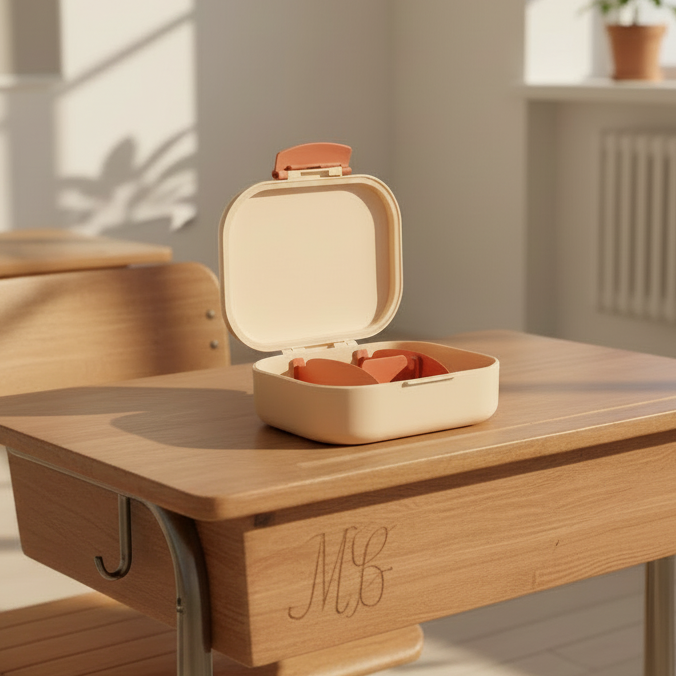 Kids Lunch Box with Secure Clip Closure