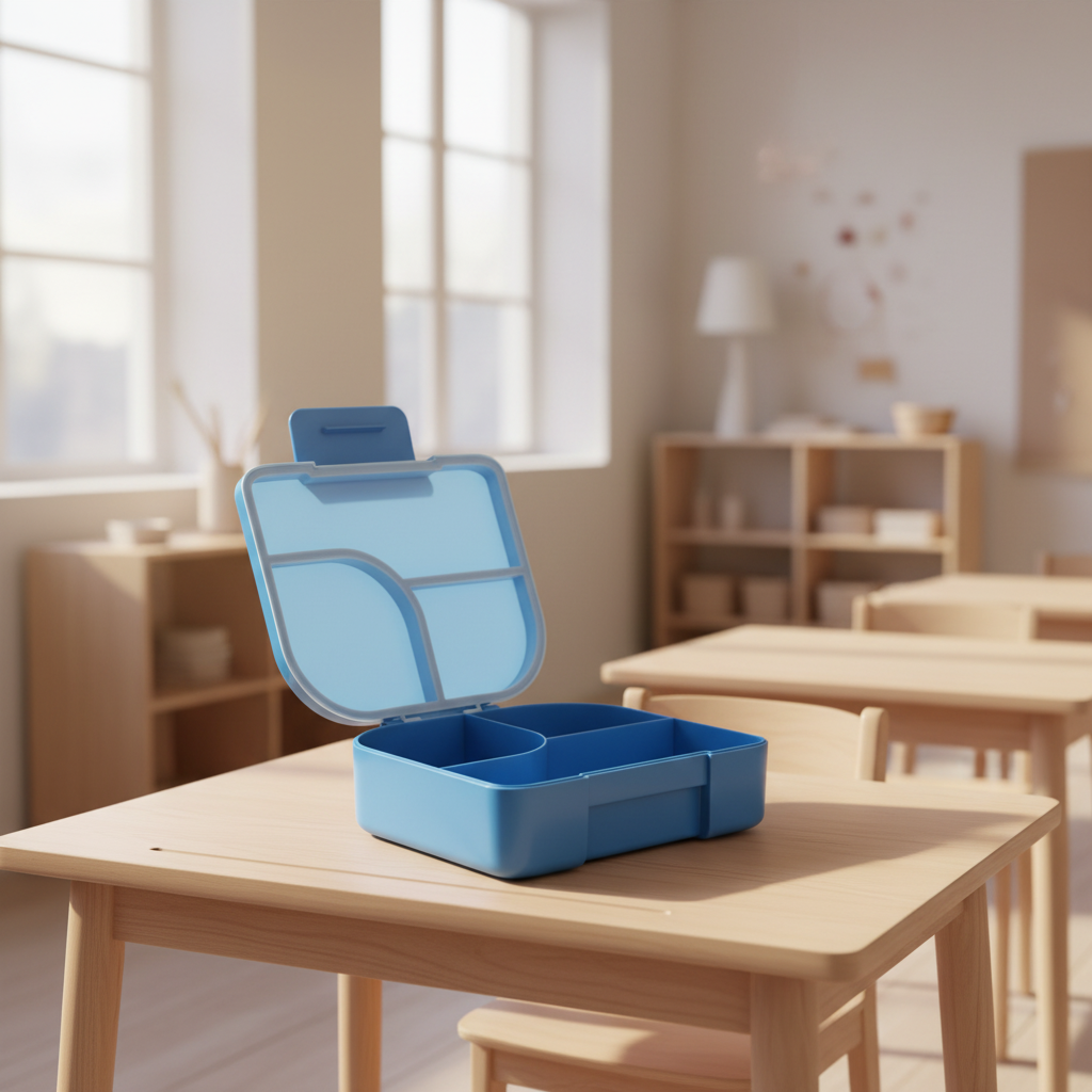 Kids Lunch Box with Secure Clip Closure