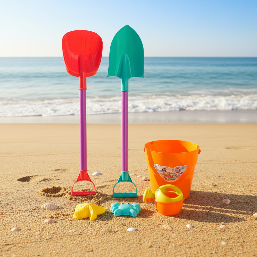Kids Beach Toys Bucket Sets 6Pcs