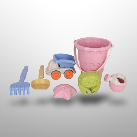 Kids Beach Toys Bucket Sets 7Pcs