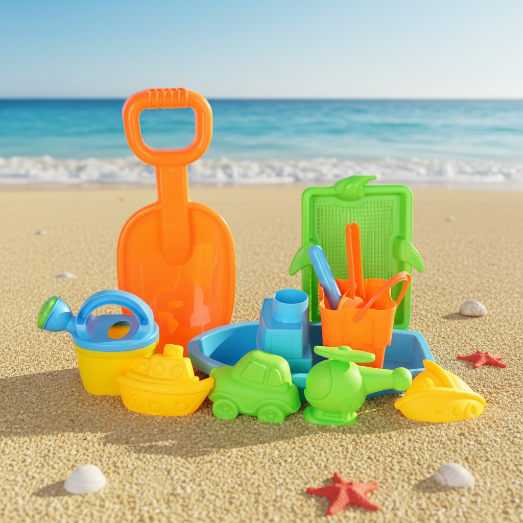 Kids Beach Toys Bucket Sets 11Pcs