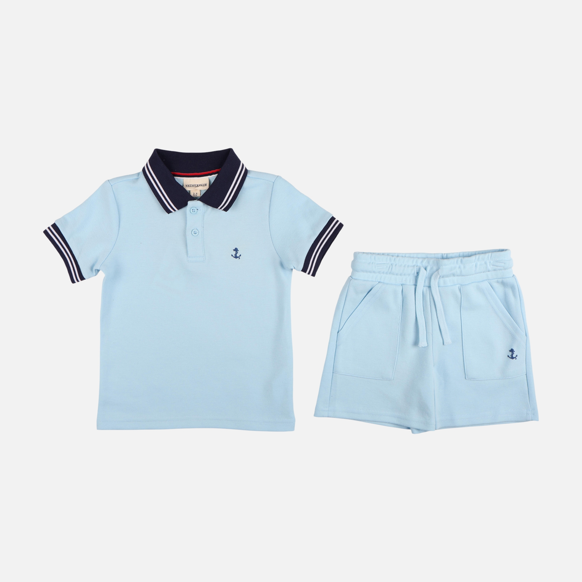 Boys 2 Pieces Polo T-Shirt & Shorts Set