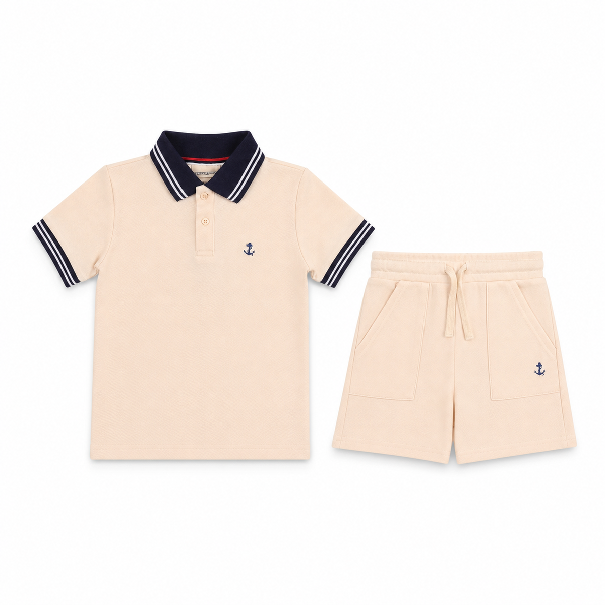 Boys Polo T-Shirt & Shorts Set