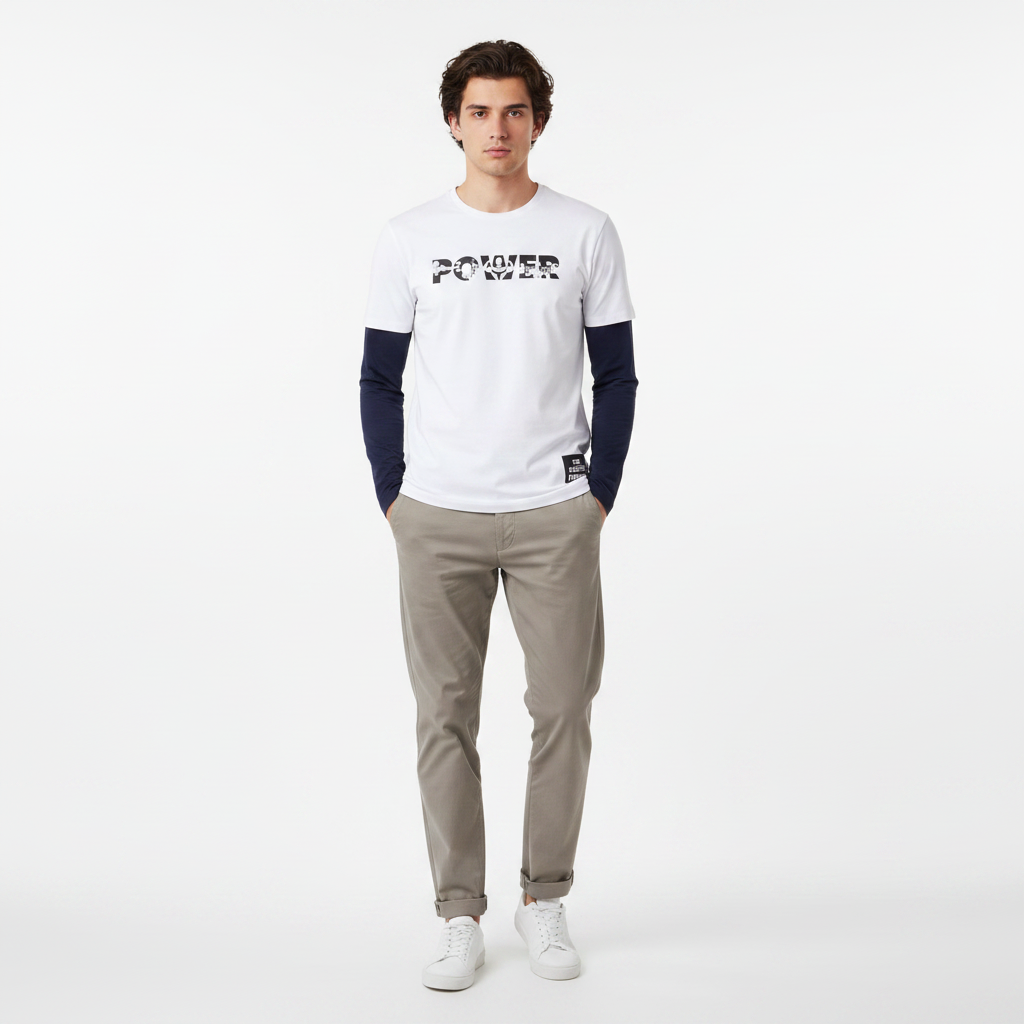 Men Gym T-Shirt Long Sleeve