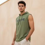 Mens Gym Vest With Hood