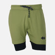 Mens Double Layer Gym Short