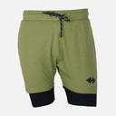 Mens Double Layer Gym Short