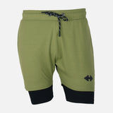 Mens Double Layer Gym Short