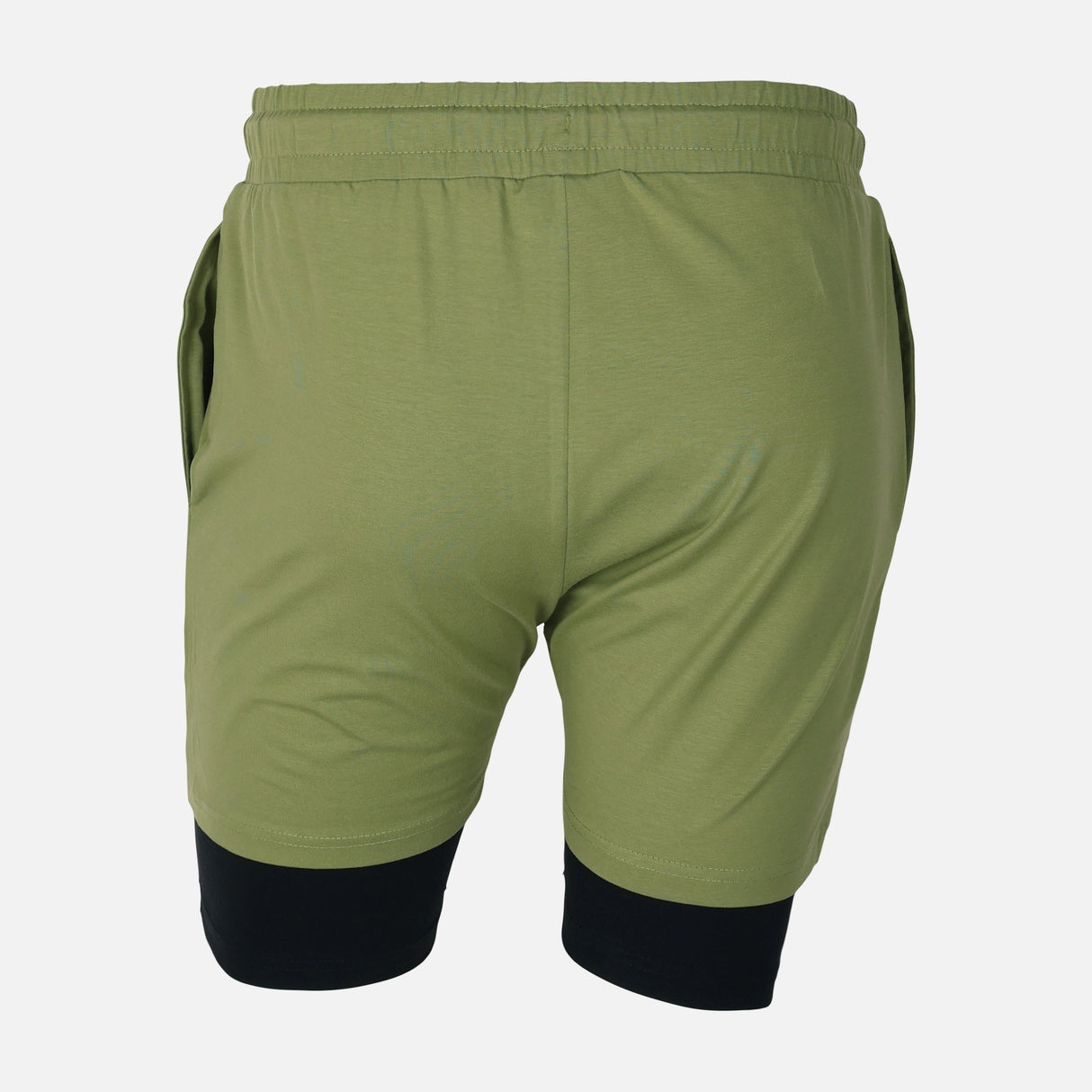 Mens Double Layer Gym Short