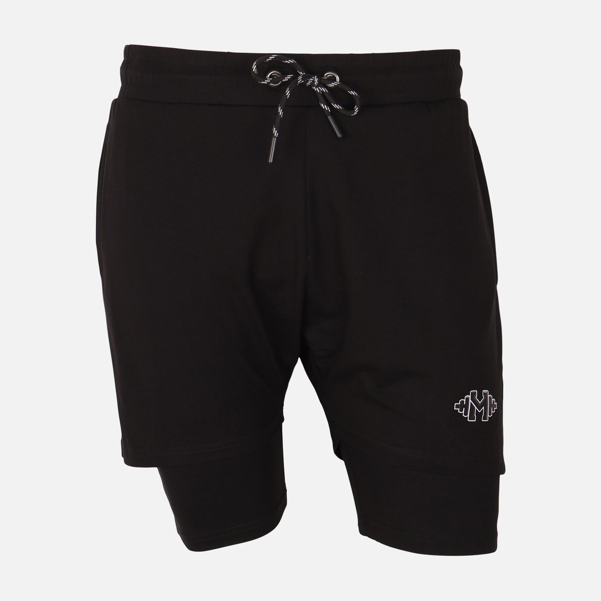 Mens Double Layer Gym Short