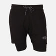 Mens Double Layer Gym Short