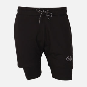 Mens Double Layer Gym Short
