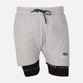 Mens Double Layer Gym Short
