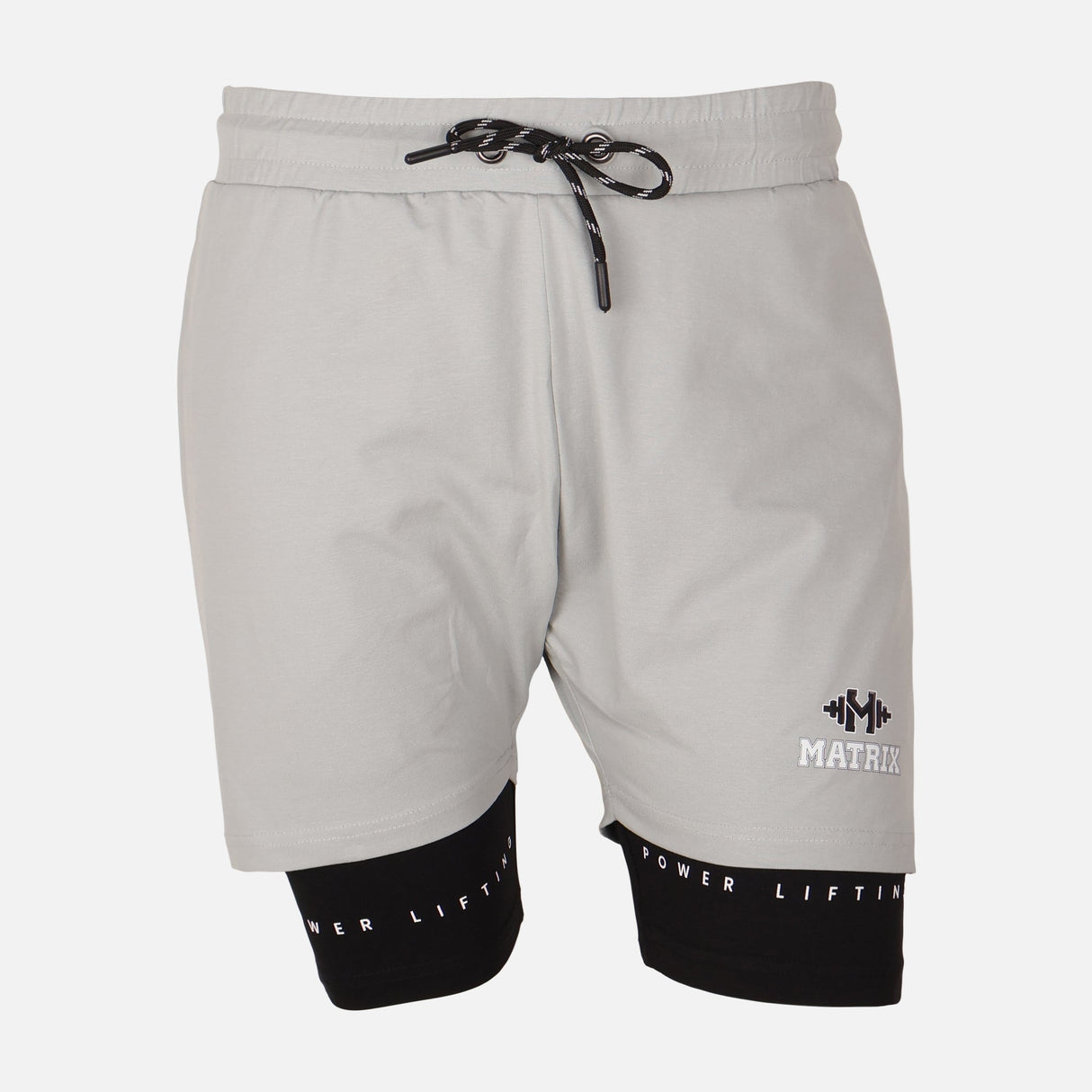 Mens Double Layer Gym Short