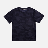 Boys Camo Print Sports T-Shirt