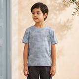 Boys Sports T-Shirt Round Neck Short Sleeve