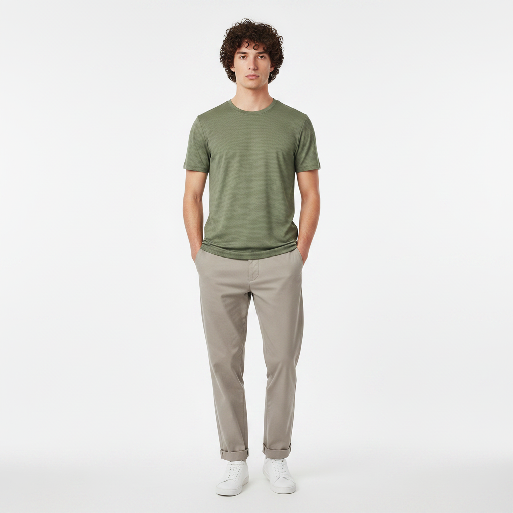 Men Sports R-Neck T-Shirt
