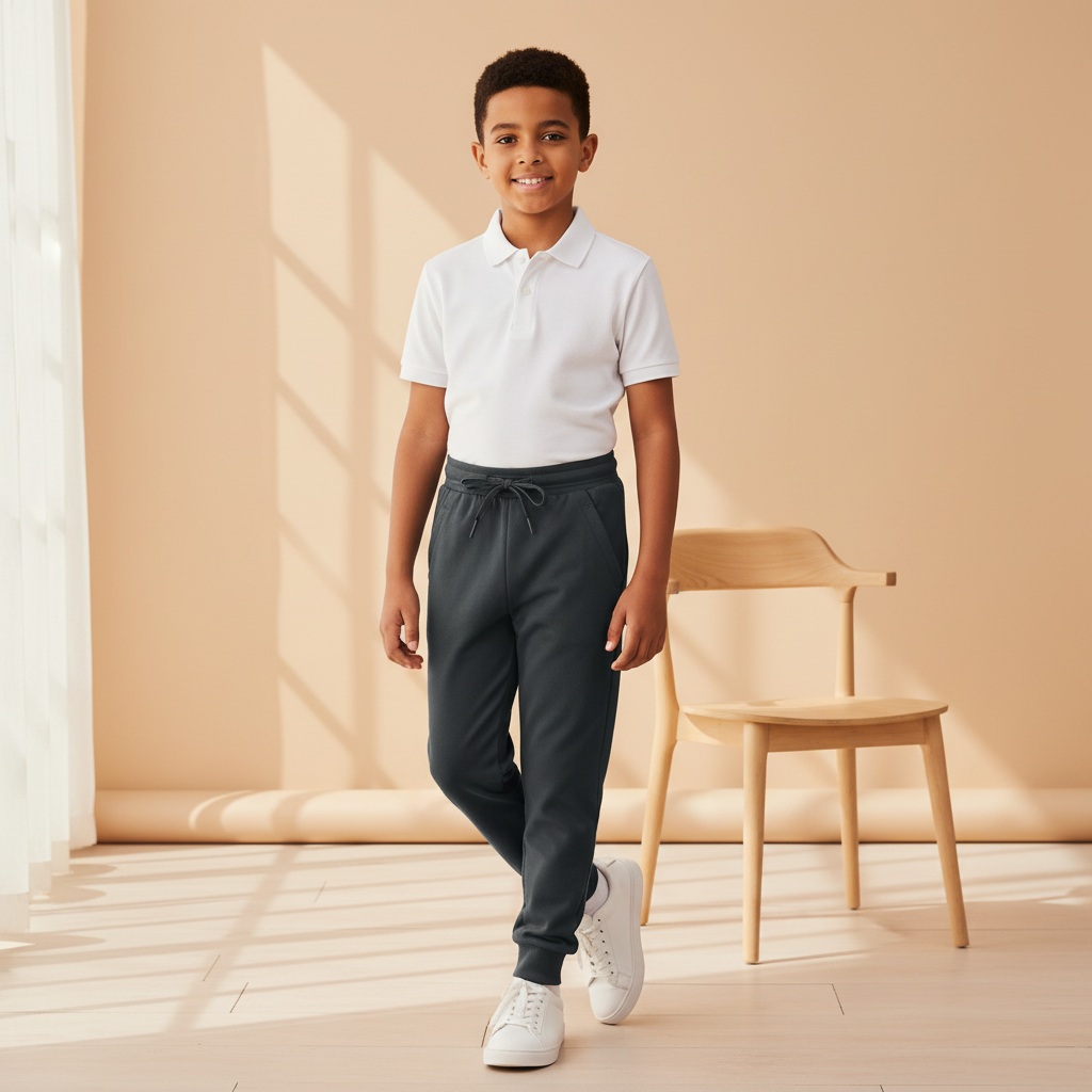 Boys Knitted School Pant