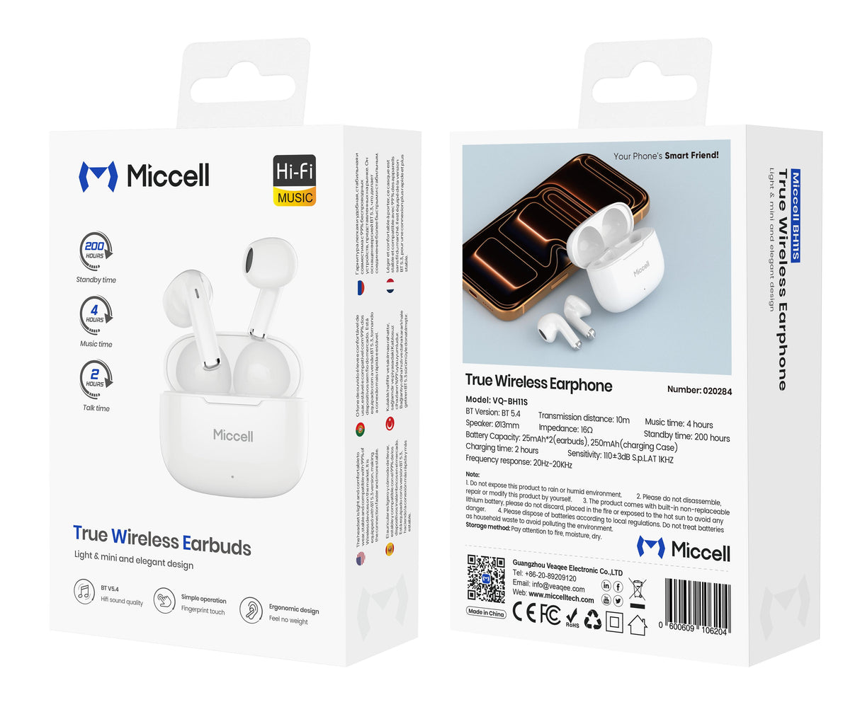 سماعات أذن لاسلكية V5.4