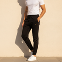 Men Jogger Pants With Drawstring Waist