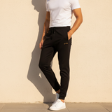 Men Jogger Pants With Drawstring Waist