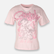 Women Relaxed Fit T-Shirt With Stitch Print