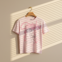 Women Relaxed Fit T-Shirt With Stitch Print