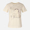 Women Regular Fit T-Shirt With Stitch Print