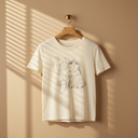 Women Regular Fit T-Shirt With Stitch Print