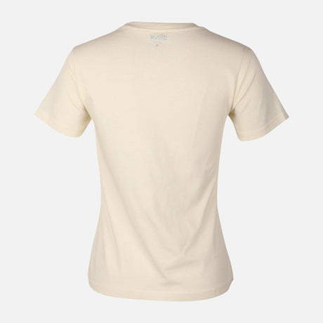 Women Regular Fit T-Shirt With Stitch Print