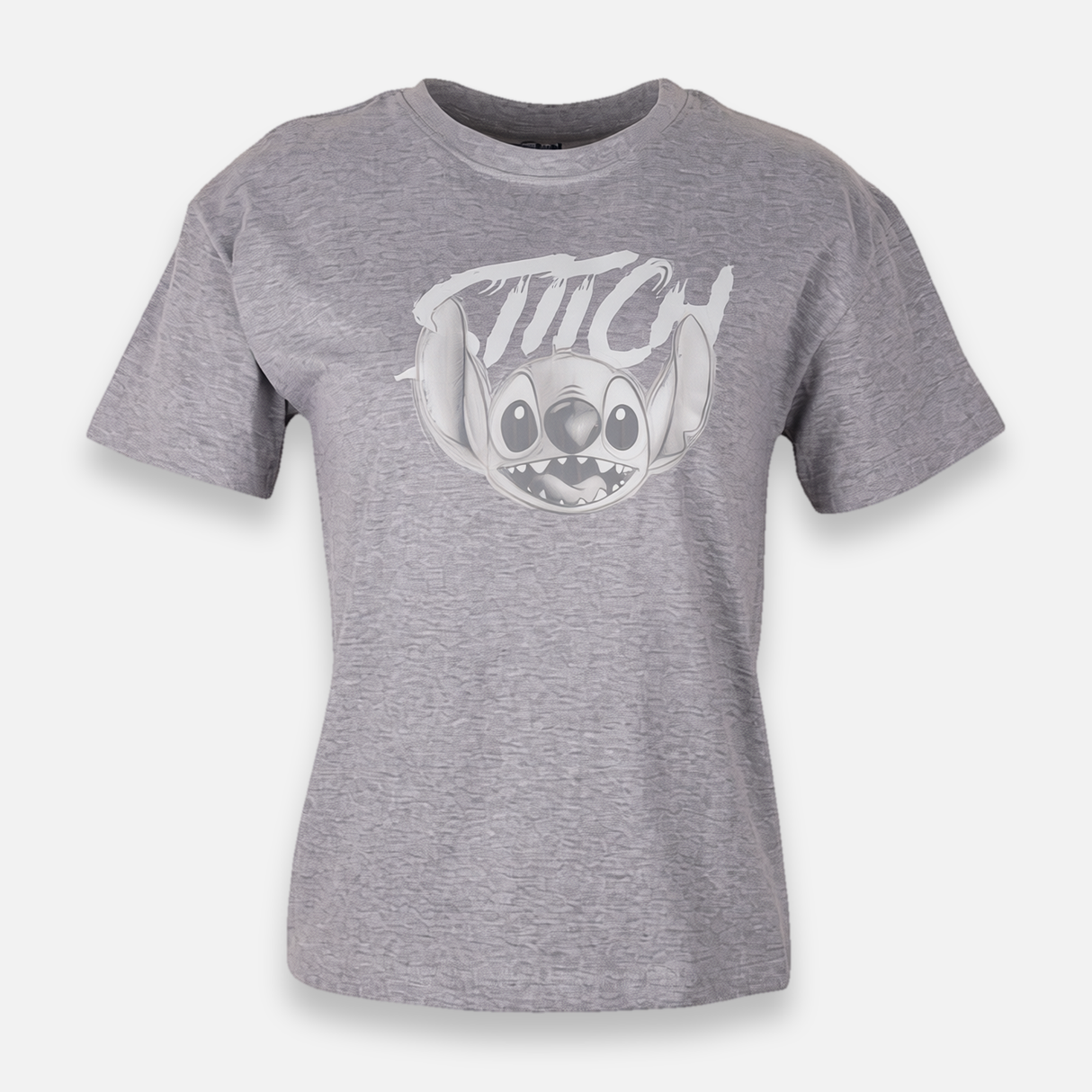 Women Relaxed Fit T-Shirt With Stitch Print