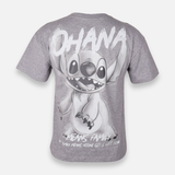 Women Relaxed Fit T-Shirt With Stitch Print