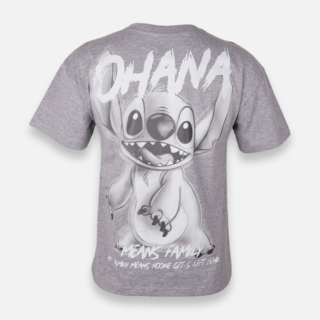 Women Relaxed Fit T-Shirt With Stitch Print