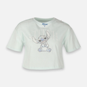 Women Regular Fit T-Shirt With Stitch Print