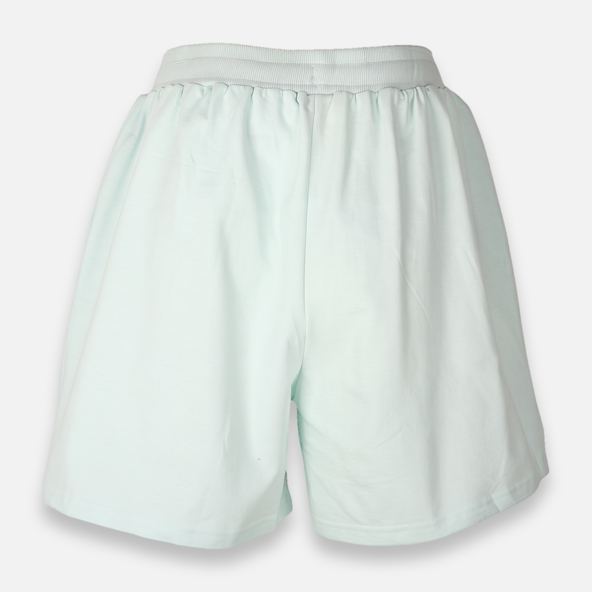 Women Wide Leg Short With Stitch Print