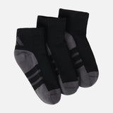 MEN ESSENTIAL CLIMACOOL QUARTER SOCKS 3 PAIRS