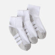 MEN ESSENTIAL CLIMACOOL QUARTER SOCKS 3 PAIRS
