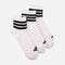 Men 3 Stripes Cushioned Mid-Cut Socks 3 Pairs