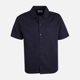 Men Casual Linen Shirt Short Sleeve