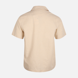 Men Linen Casual Shirt Short Sleeve